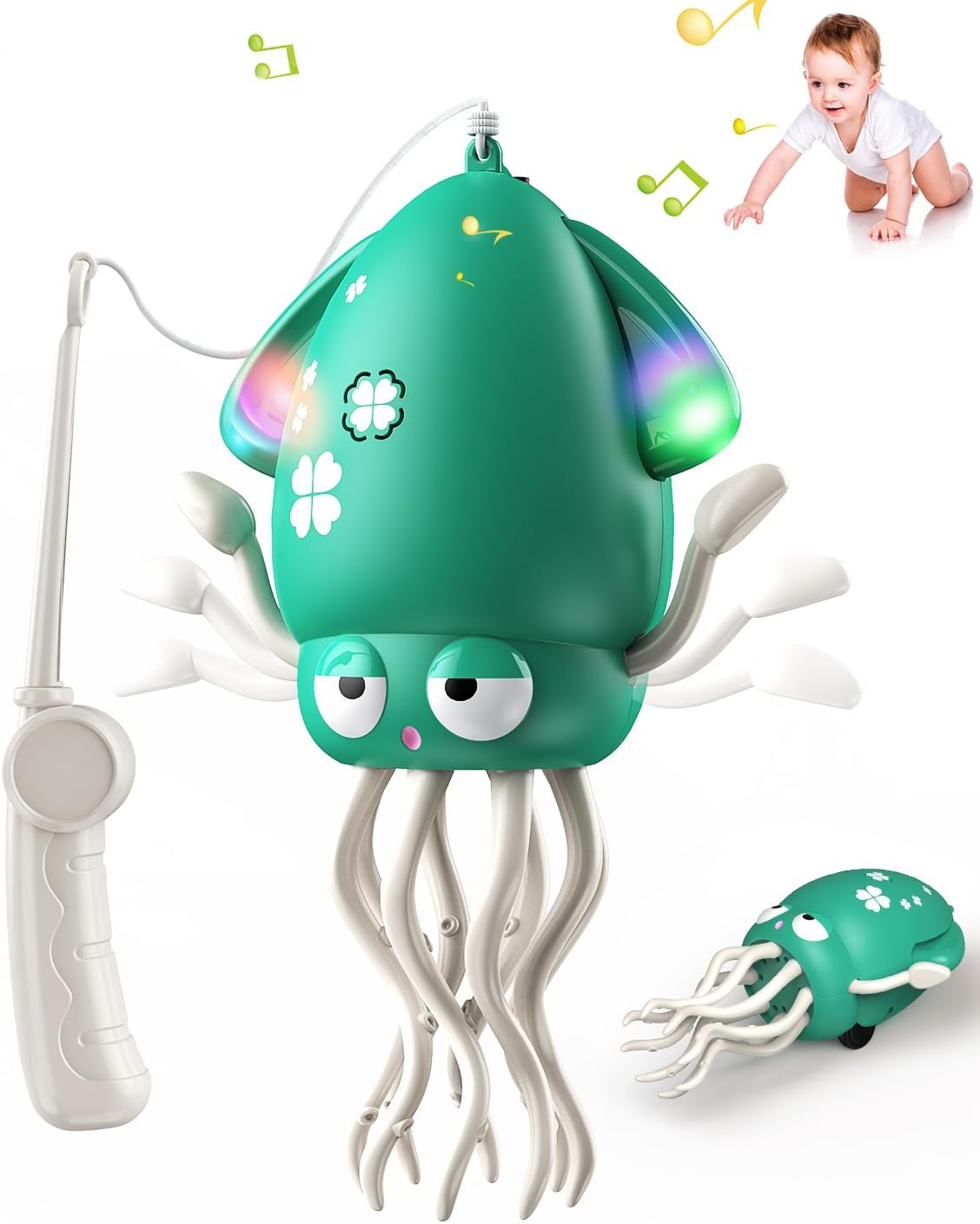 OctoDancer® - LED Dancing Squid with Obstacle Avoidance